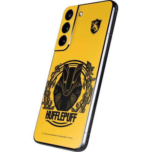 Wizarding Worlds Harry Potter Hufflepuff Illustration Galaxy S22 Skin