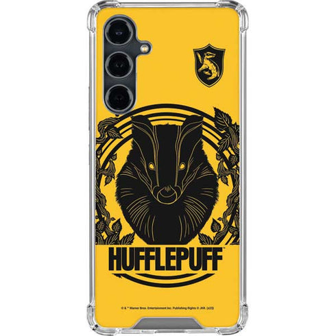 Wizarding Worlds Harry Potter Hufflepuff Illustration Galaxy S23 FE Clear Case