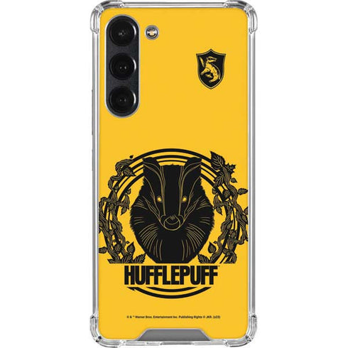 Wizarding Worlds Harry Potter Hufflepuff Illustration Galaxy S23 Plus Clear Case