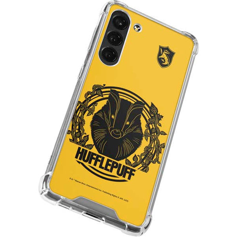 Wizarding Worlds Harry Potter Hufflepuff Illustration Galaxy S23 Plus Clear Case