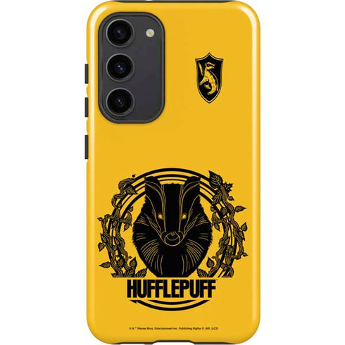 Wizarding Worlds Harry Potter Hufflepuff Illustration Galaxy S23 Plus Pro Case