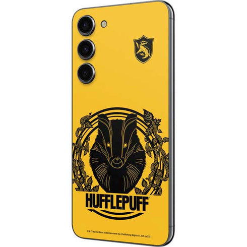 Wizarding Worlds Harry Potter Hufflepuff Illustration Galaxy S23 Plus Skin