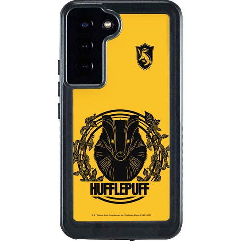Wizarding Worlds Harry Potter Hufflepuff Illustration Galaxy S23 Plus Waterproof Case