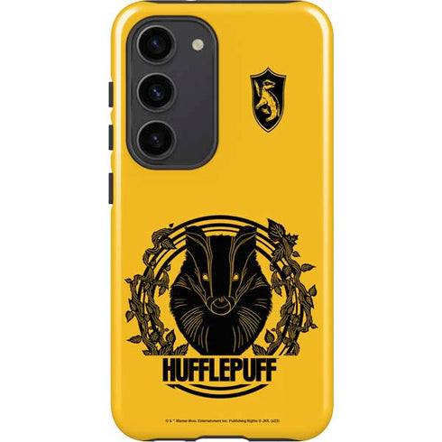 Wizarding Worlds Harry Potter Hufflepuff Illustration Galaxy S23 Pro Case