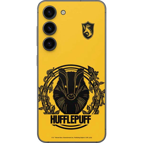 Wizarding Worlds Harry Potter Hufflepuff Illustration Galaxy S23 Skin