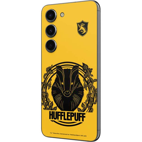Wizarding Worlds Harry Potter Hufflepuff Illustration Galaxy S23 Skin