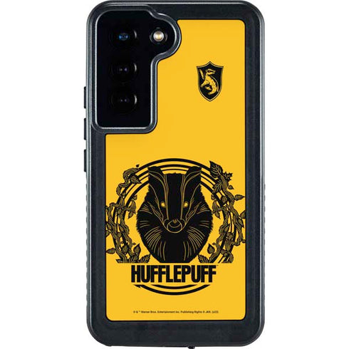 Wizarding Worlds Harry Potter Hufflepuff Illustration Galaxy S23 Waterproof Case
