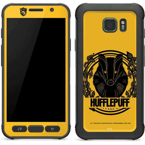 Wizarding Worlds Harry Potter Hufflepuff Illustration Galaxy S7 Active Skin