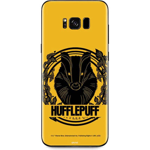 Wizarding Worlds Harry Potter Hufflepuff Illustration Galaxy S8 Skin
