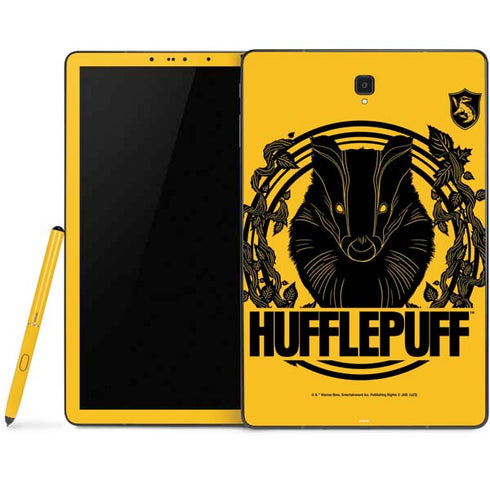 Wizarding Worlds Harry Potter Hufflepuff Illustration Samsung Galaxy Tab Skin
