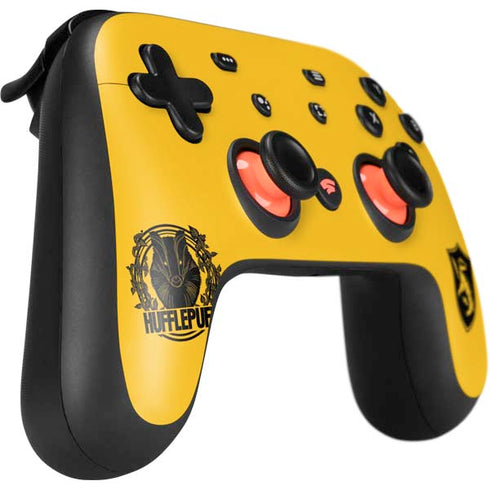 Wizarding Worlds Harry Potter Hufflepuff Illustration Google Stadia Controller Skin