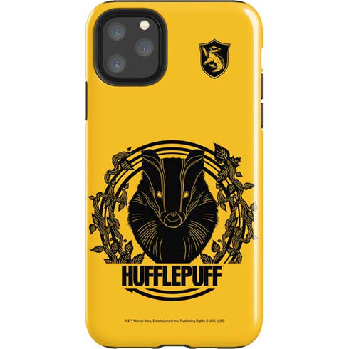 Wizarding Worlds Harry Potter Hufflepuff Illustration iPhone 11 Pro Max Impact Case