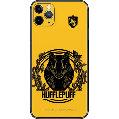 Wizarding Worlds Harry Potter Hufflepuff Illustration iPhone 11 Pro Max Skin