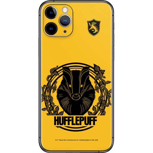 Wizarding Worlds Harry Potter Hufflepuff Illustration iPhone 11 Pro Skin