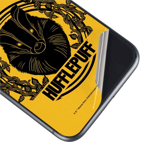 Wizarding Worlds Harry Potter Hufflepuff Illustration iPhone 11 Skin