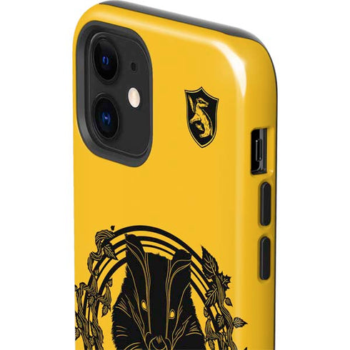 Wizarding Worlds Harry Potter Hufflepuff Illustration iPhone 12 Impact Case