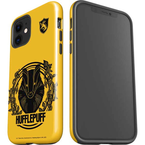 Wizarding Worlds Harry Potter Hufflepuff Illustration iPhone 12 Impact Case