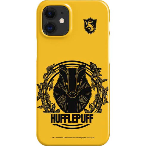 Wizarding Worlds Harry Potter Hufflepuff Illustration iPhone 12 Mini Lite Case