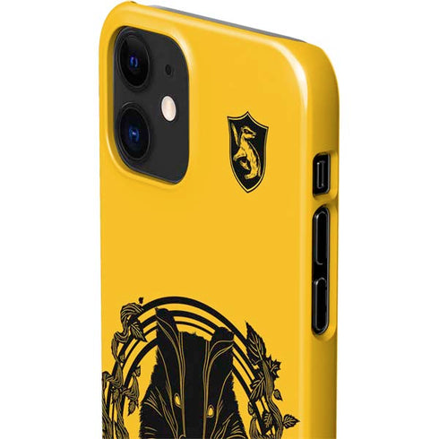 Wizarding Worlds Harry Potter Hufflepuff Illustration iPhone 12 Mini Lite Case