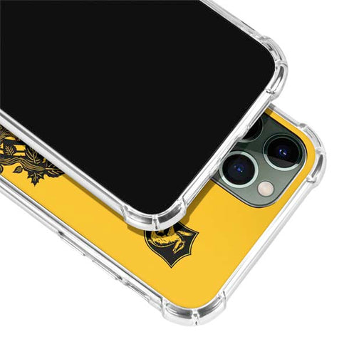 Wizarding Worlds Harry Potter Hufflepuff Illustration iPhone 12 Pro Clear Case