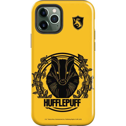 Wizarding Worlds Harry Potter Hufflepuff Illustration iPhone 12 Pro Impact Case