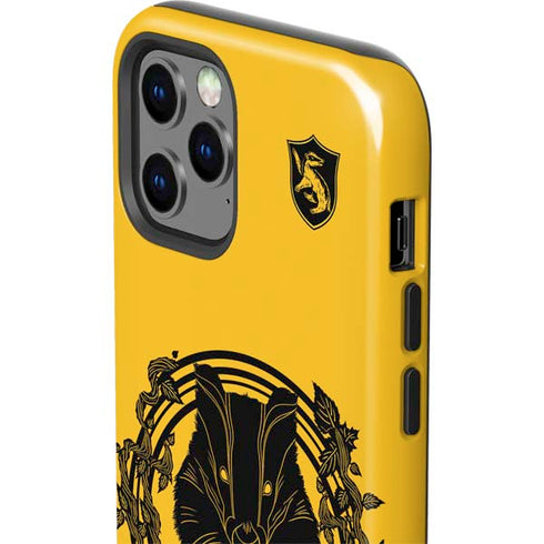 Wizarding Worlds Harry Potter Hufflepuff Illustration iPhone 12 Pro Impact Case