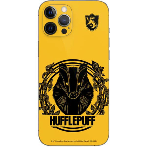 Wizarding Worlds Harry Potter Hufflepuff Illustration iPhone 12 Pro Max Skin