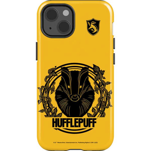 Wizarding Worlds Harry Potter Hufflepuff Illustration iPhone 13 Impact Case