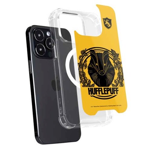 Wizarding Worlds Harry Potter Hufflepuff Illustration iPhone 13 Pro MagSafe Case