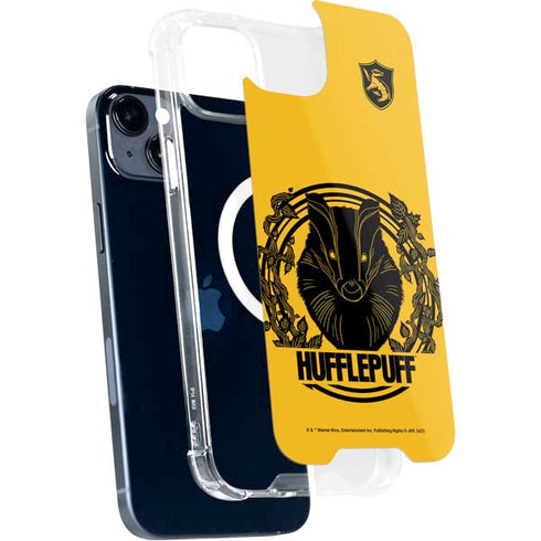 Wizarding Worlds Harry Potter Hufflepuff Illustration iPhone 15 MagSafe Case