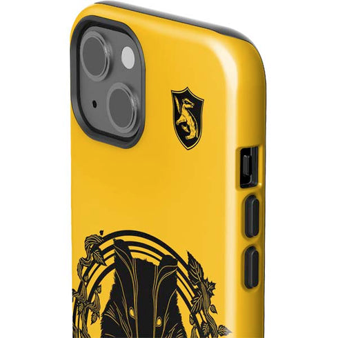 Wizarding Worlds Harry Potter Hufflepuff Illustration iPhone 15 Plus Impact Case