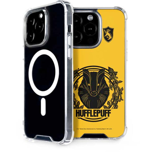 Wizarding Worlds Harry Potter Hufflepuff Illustration iPhone 14 Pro MagSafe Case