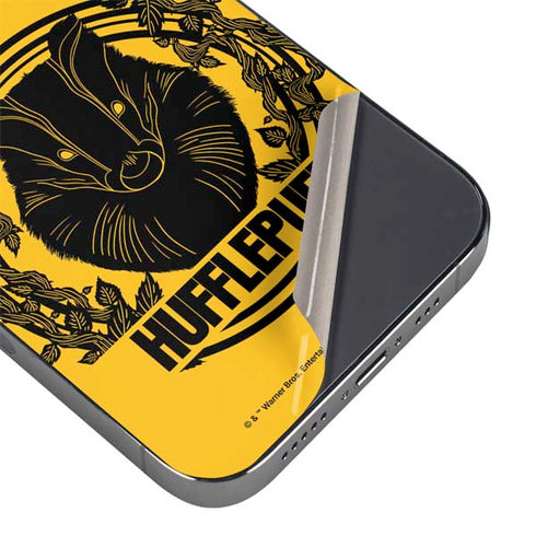 Wizarding Worlds Harry Potter Hufflepuff Illustration iPhone 14 Pro Max Skin