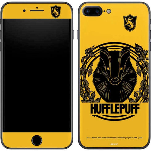 Wizarding Worlds Harry Potter Hufflepuff Illustration iPhone 8 Plus Skin