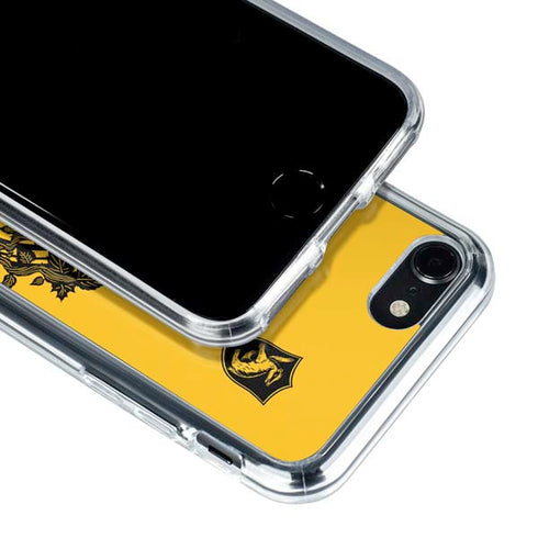 Wizarding Worlds Harry Potter Hufflepuff Illustration iPhone SE (2nd & 3rd Gen) Clear Case