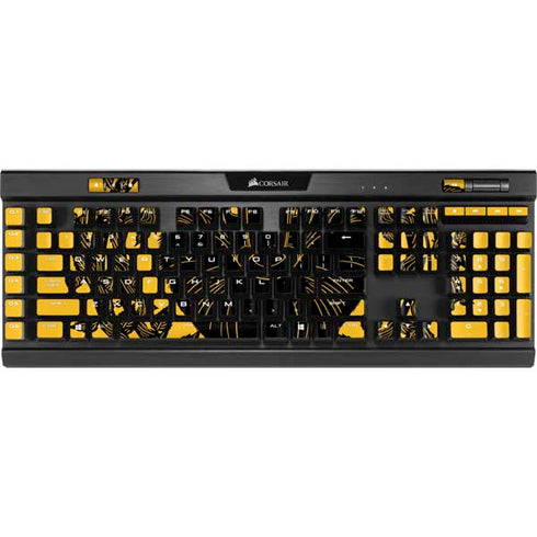Wizarding Worlds Harry Potter Hufflepuff Illustration K95 RGB PLATINUM Mechanical Gaming Keyboard Skin