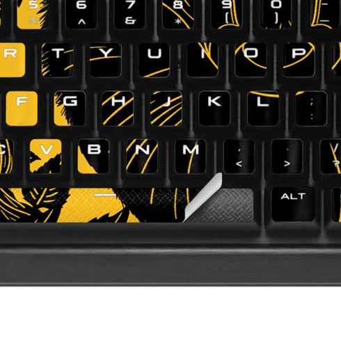 Wizarding Worlds Harry Potter Hufflepuff Illustration K95 RGB PLATINUM Mechanical Gaming Keyboard Skin