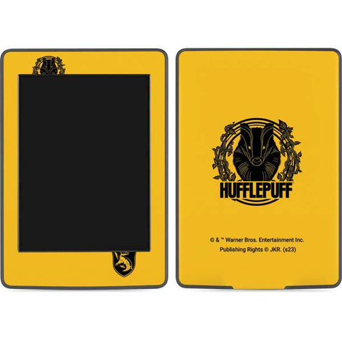 Wizarding Worlds Harry Potter Hufflepuff Illustration Amazon Kindle Skin