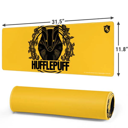 Wizarding Worlds Harry Potter Hufflepuff Illustration Gaming Mouse Pad