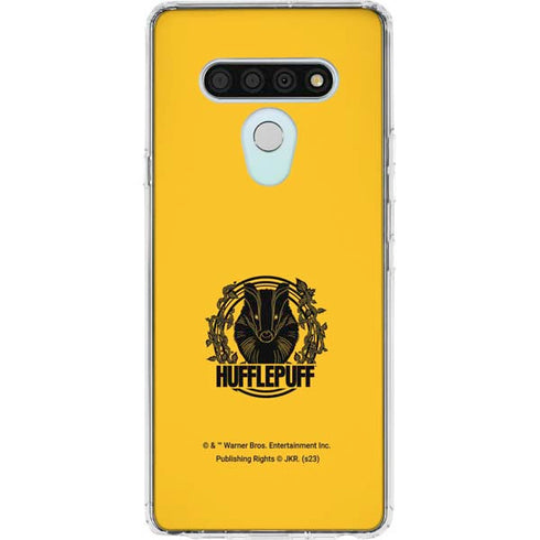 Wizarding Worlds Harry Potter Hufflepuff Illustration LG Stylo 6 Clear Case