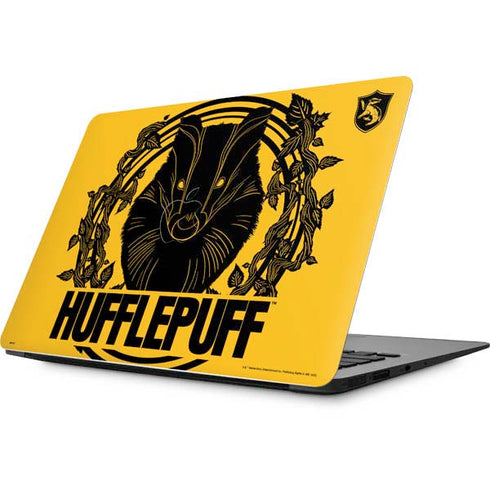 Wizarding Worlds Harry Potter Hufflepuff Illustration Apple MacBook Skin