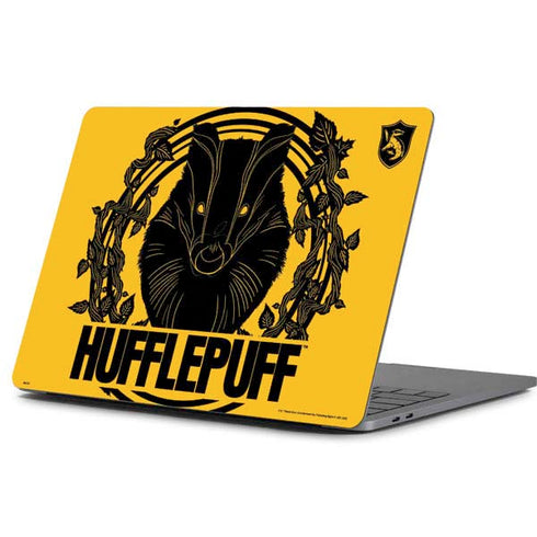 Wizarding Worlds Harry Potter Hufflepuff Illustration Apple MacBook Pro 13-inch Skin