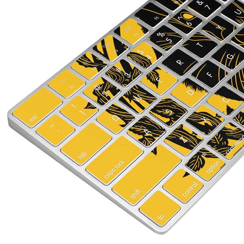 Wizarding Worlds Harry Potter Hufflepuff Illustration Magic Keyboard Skin