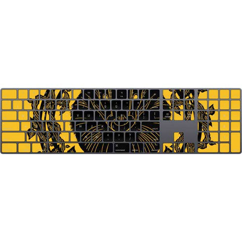 Wizarding Worlds Harry Potter Hufflepuff Illustration Magic Keyboard with Numeric Keypad Skin