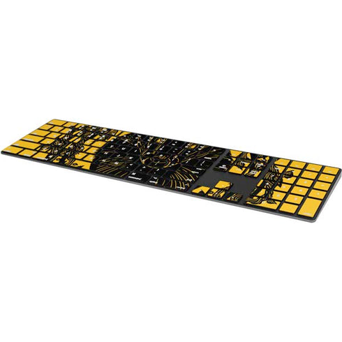 Wizarding Worlds Harry Potter Hufflepuff Illustration Magic Keyboard with Numeric Keypad Skin