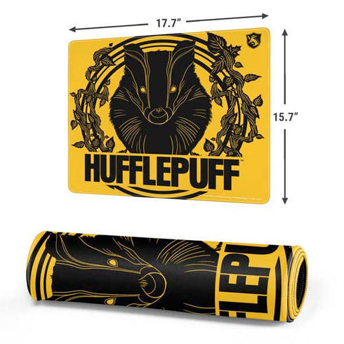 Wizarding Worlds Harry Potter Hufflepuff Illustration Gaming Mouse Pad