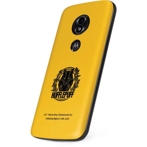 Wizarding Worlds Harry Potter Hufflepuff Illustration Moto E5 Play Skin