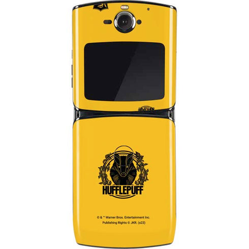 Wizarding Worlds Harry Potter Hufflepuff Illustration Motorola RAZR Skin