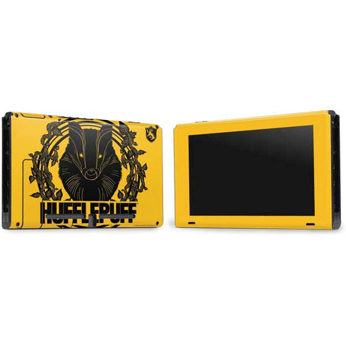 Wizarding Worlds Harry Potter Hufflepuff Illustration Nintendo Switch Bundle Skin