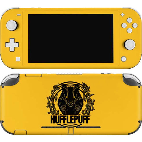 Wizarding Worlds Harry Potter Hufflepuff Illustration Nintendo Switch Lite Skin